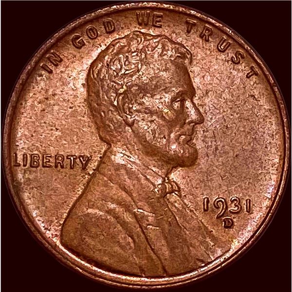 1931-D Lincoln Wheat Cent CHOICE AU