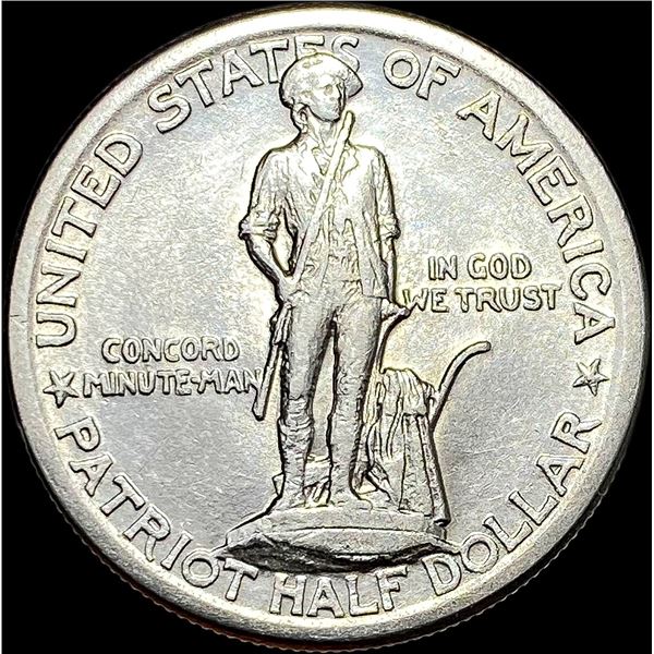 1925 Silver Lexington-Concord Half Dollar UNCIRCULATED