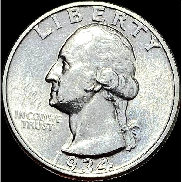 1934 Silver Washington Quarter CLOSELY UNCIRCULATED