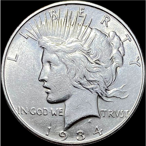 1934-D Silver Peace Dollar CLOSELY UNCIRCULATED