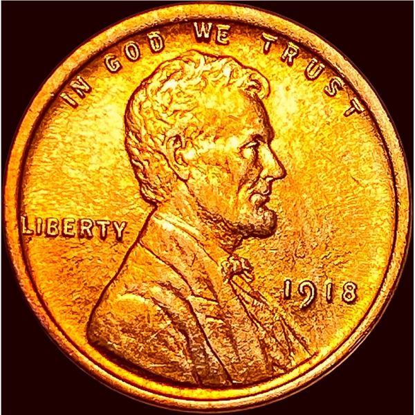 1918 Lincoln Wheat Cent SUPERB GEM BU
