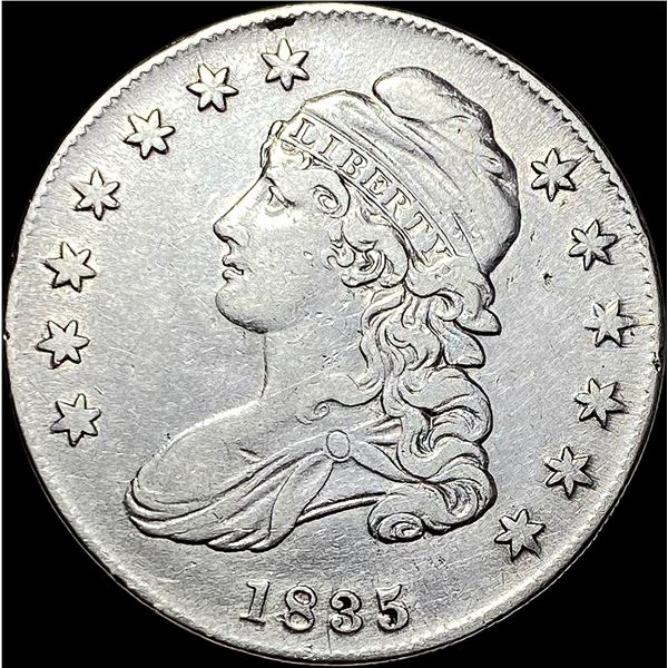 1835 Capped Bust Half Dollar CLOSELY UNCIRCULATED