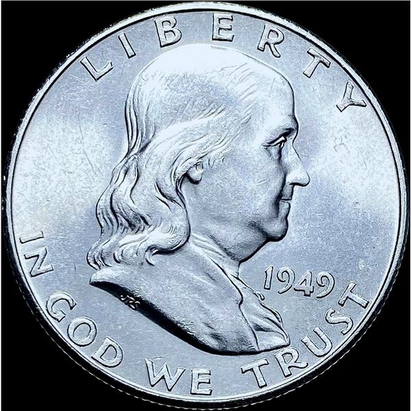 1949-S Silver Half Dollar GEM BU