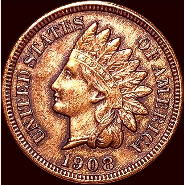 1908-S Indian Head Cent CHOICE AU
