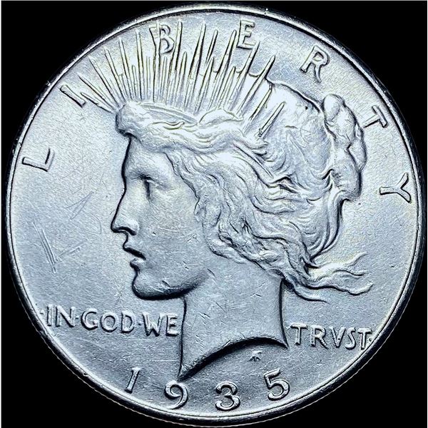 1935 Silver Peace Dollar CHOICE AU