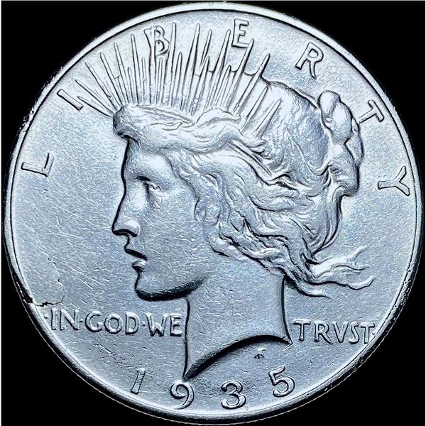 1935 Silver Peace Dollar CHOICE AU