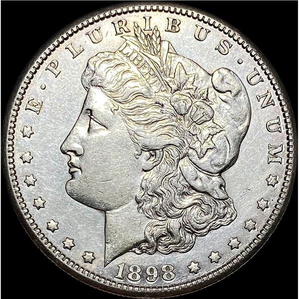 1898-S Silver Morgan Dollar CLOSELY UNCIRCULATED
