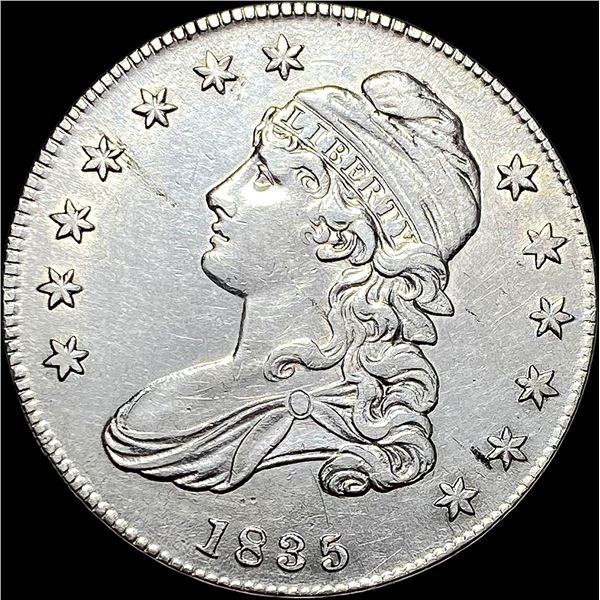 1835 Capped Bust Half Dollar CLOSELY UNCIRCULATED