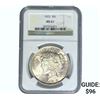 Image 1 : 1923 Silver Peace Dollar NGC MS61