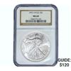 Image 1 : 2002 Silver Eagle NGC MS69