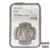Image 1 : 1891-CC Morgan Silver Dollar NGC VF30