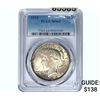 1924 Silver Peace Dollar PCGS MS64