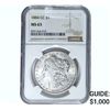 Image 1 : 1884-CC Morgan Silver Dollar NGC MS63