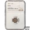 Image 1 : 1847 Seated Liberty Half Dime NGC XF45