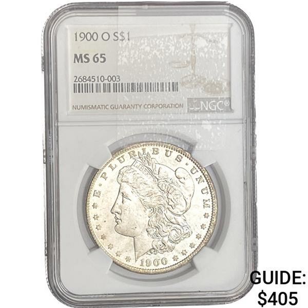 1900-O Morgan Silver Dollar NGC MS65