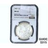 Image 1 : 1897 Morgan Silver Dollar NGC MS63