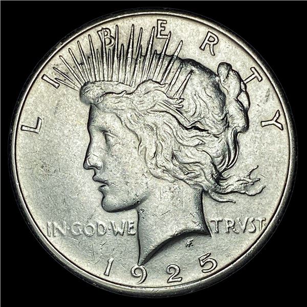 1925-S Silver Peace Dollar CLOSELY UNCIRCULATED