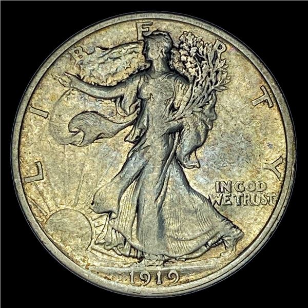 1919 Walking Liberty Half Dollar LIGHTLY CIRCULATED