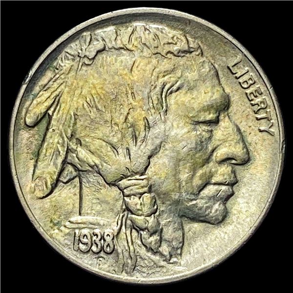 1938-D Nickel Five Cents Buffalo CHOICE BU