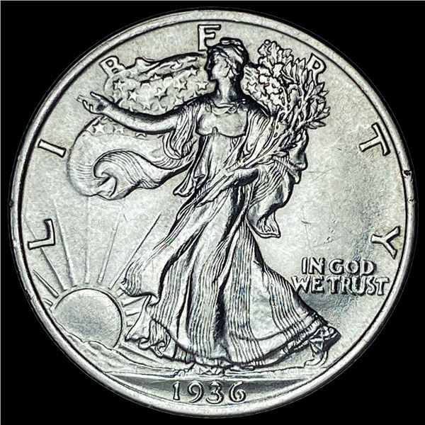 1936 Silver Half Dollar (Walking Liberty) CHOICE BU