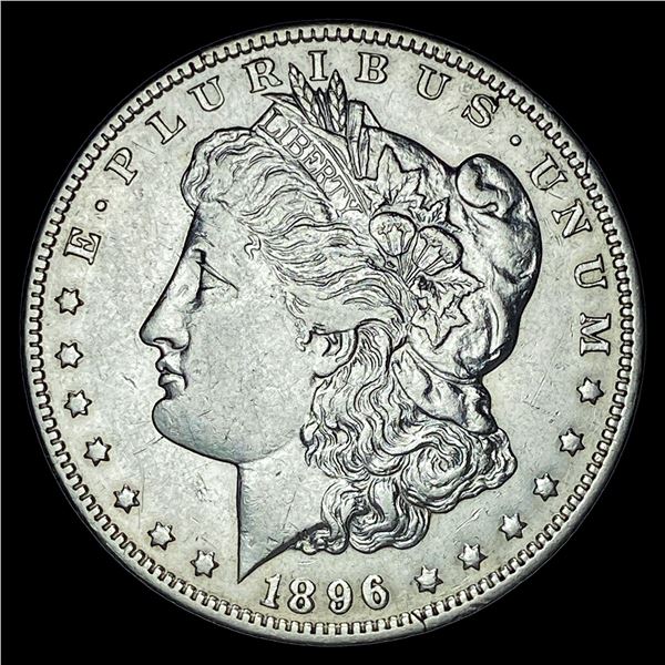 1896-O Morgan Silver Dollar ABOUT UNCIRCULATED