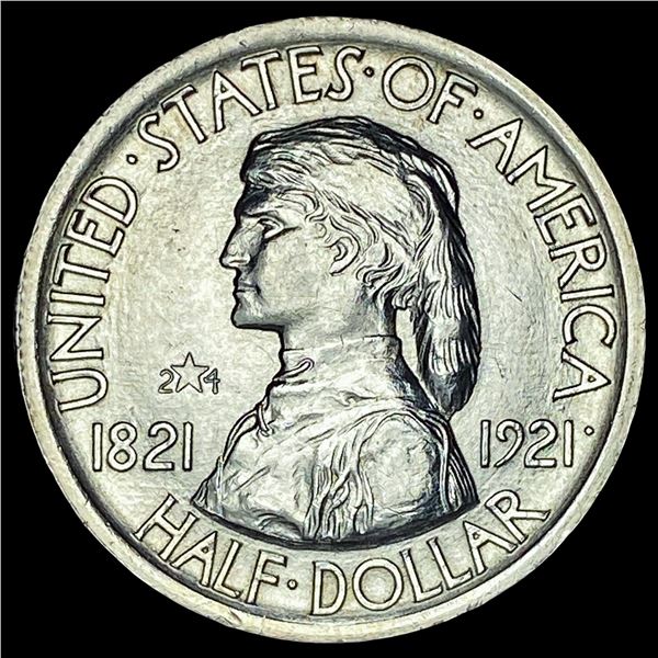 1921 Missouri Centennial Half Dollar GEM BU