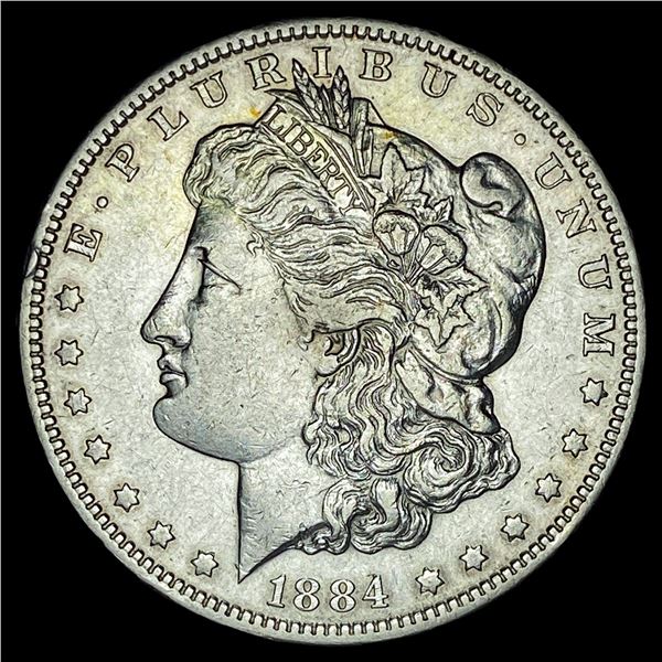 1884-S Silver Morgan Dollar CHOICE AU