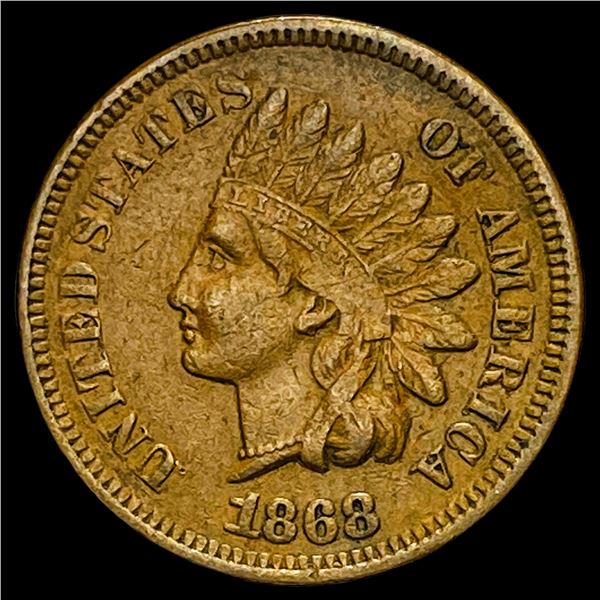 1868 Indian Head Cent LIGHTLY CIRCULATED