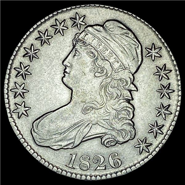1826 Capped Bust Half Dollar ABOUT UNCIRCULATED