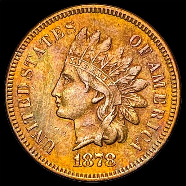 1878 Indian Head Cent CHOICE AU