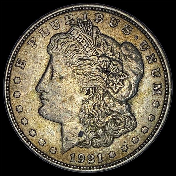 1921-D Morgan Silver Dollar NEARLY UNCIRCULATED
