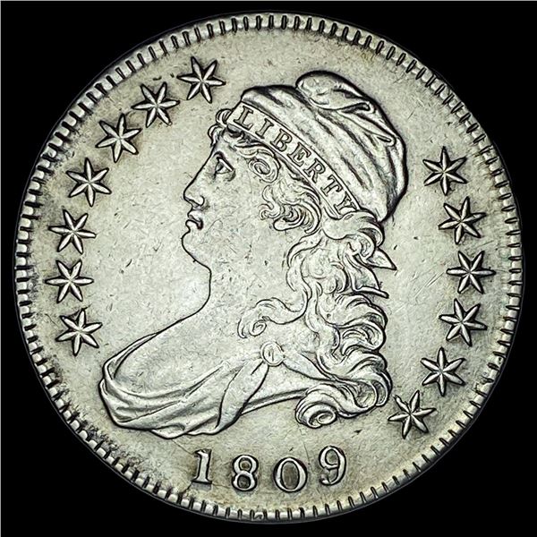 1809 Capped Bust Half Dollar CHOICE AU