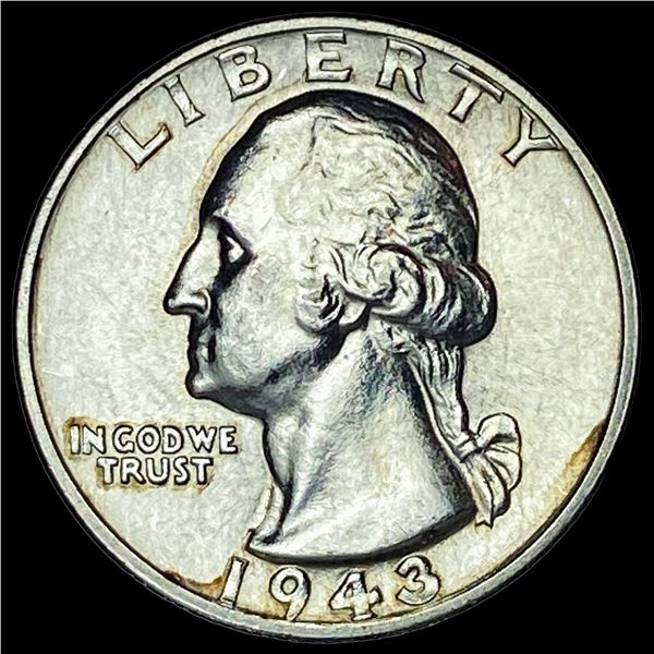 1943-S Silver Washington Quarter GEM BU