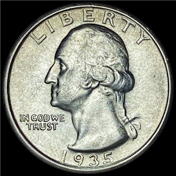 1935-D Silver Washington Quarter GEM BU