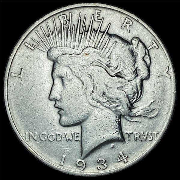 1934-D Silver Peace Dollar LIGHTLY CIRCULATED