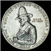 Image 1 : 1920 Silver Pilgrim Tercentenary Half Dollar CLOSELY UNCIRCULATED