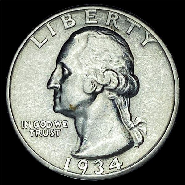 1934 Silver Washington Quarter UNCIRCULATED