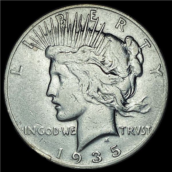 1935-S Peace Silver Dollar LIGHTLY CIRCULATED