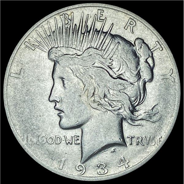 1934-D Silver Peace Dollar LIGHTLY CIRCULATED