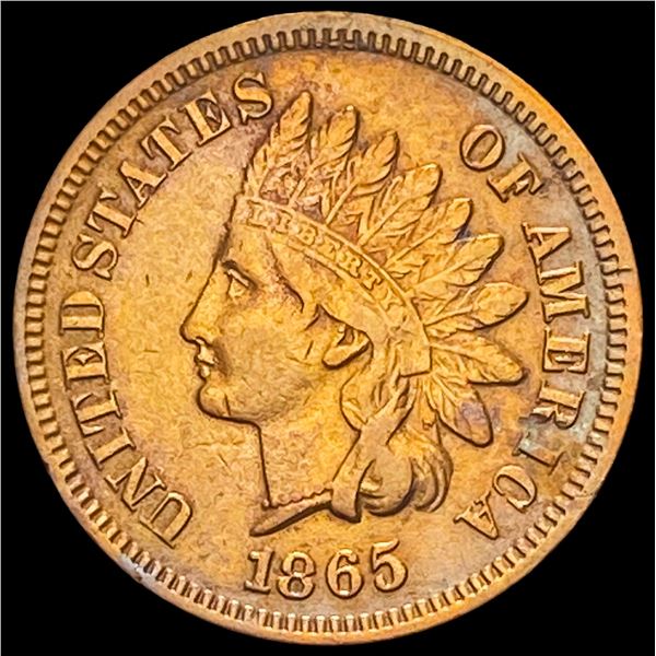1865 Indian Head Cent CHOICE AU