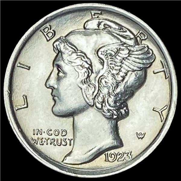 1923 Silver Mercury Dime CHOICE BU
