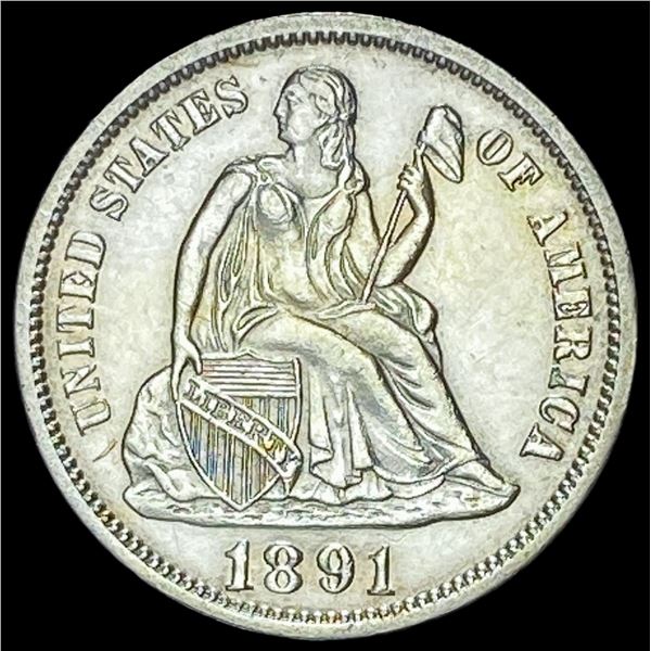 1891 Silver Dime UNCIRCULATED