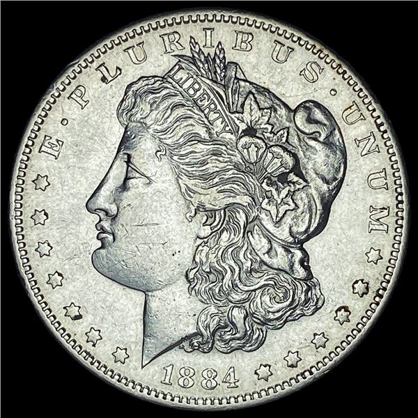 1884-S Silver Morgan Dollar ABOUT UNCIRCULATED