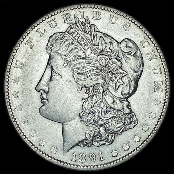 1891-S Morgan Silver Dollar CHOICE AU