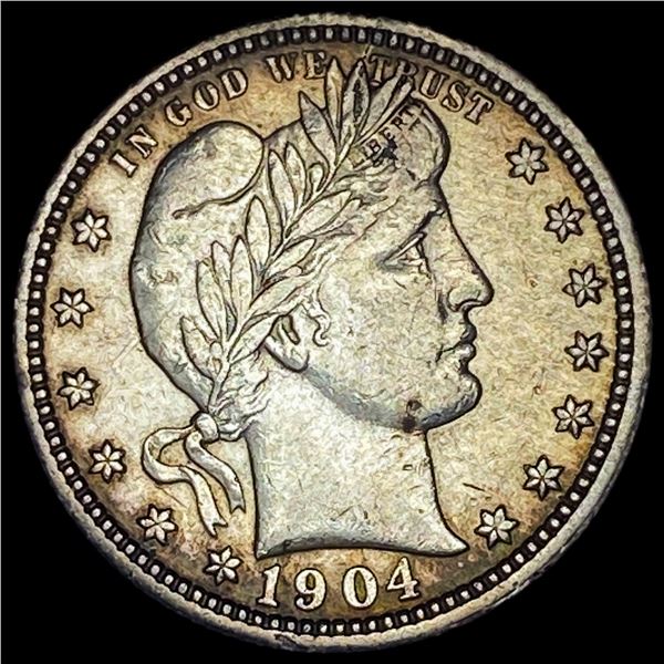 1904 Barber Quarter CLOSELY UNCIRCULATED