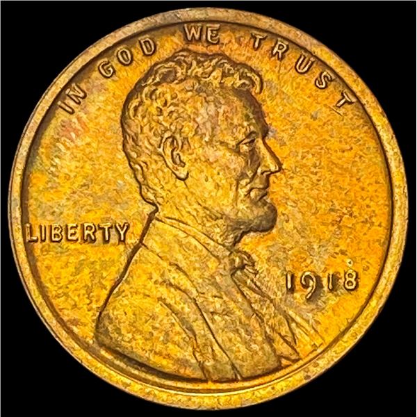 1918 Lincoln Wheat Cent CHOICE BU