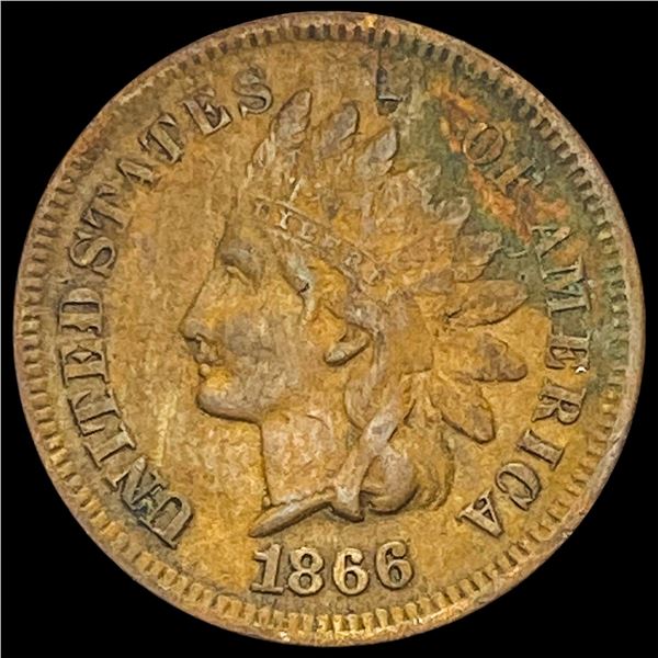 1866 Indian Head Cent LIGHTLY CIRCULATED