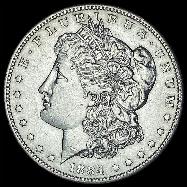 1884-S Silver Morgan Dollar CHOICE AU