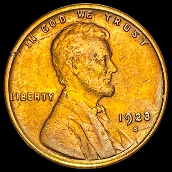 1923-S Lincoln Wheat Cent CLOSELY UNCIRCULATED