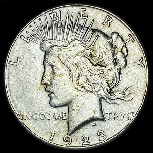 1923-S Silver Peace Dollar CLOSELY UNCIRCULATED